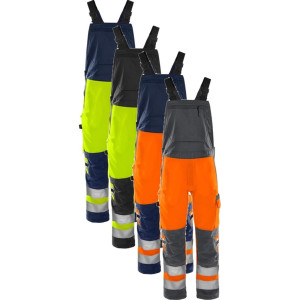 Fristads 131985 Hivis Green Overalls Kl.2 1030 Gplu / Arbejdsoveralls Hi-Vis Orange/marine C54