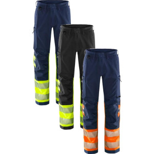 Fristads 134243 Hivis Green Stretchbuks Klasse 1 2647 Gstp Hi-Vis Gul/marine D96