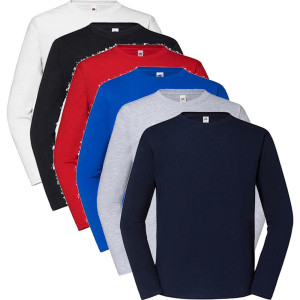 Fruit Of The Loom F195 T-Shirts Royal Blue Xl