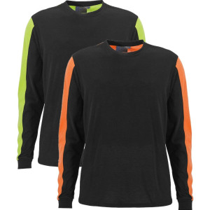 Graphix 161590 Messina Black/safety Yellow L
