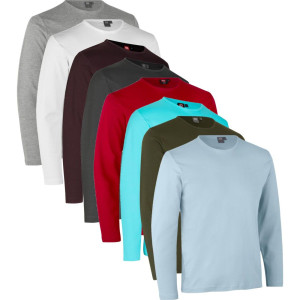 ID Identity Id 0518 Interlock T-Shirt    L/æ-Sort-3xl