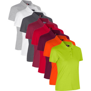 ID Identity Id 0527 Poloshirt   Stretch   Dame-Cerise-L