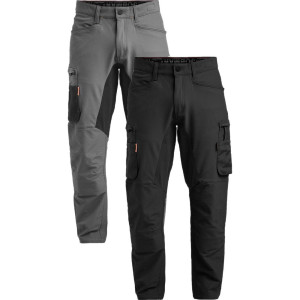 Jobman 2194 Servicebukser Stretch Dark Grey / Black C150