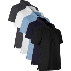 Pro Wear 0377 Care Poloshirt   Klassisk   Dame-Lys Blå-3xl