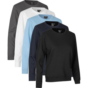 Pro Wear 0381 Care Sweatshirt   Ubørstet I Dame-Hvid-Xl