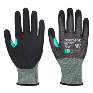 Portwest A661 Ct200 Vhr18 Nitrilskum Cut Handske S Sort
