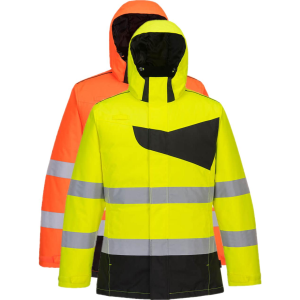 Portwest Pw261 Pw2 Hi-Vis Vinterjakke Xl Orange/sort