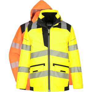 Portwest Pw367 Pw3 Hi-Vis 5 I 1 Jakke 3xl Orange/sort