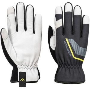 Portwest A775 Stretch Læderhandske Sort L