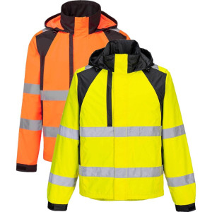 Portwest Cd860 Wx2 Wco Hi-Vis Vandtæt Skal Jakke Orange/sort S