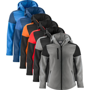 Printer Prime 2261066 Prime Softshell Dame Black/red Xs