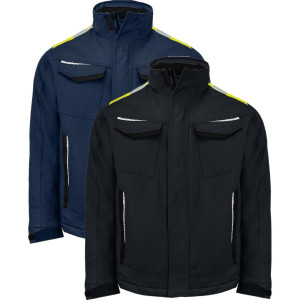 Projob 645438 5438 Servicejakke, Bomuld, Foret / Arbejdsjakke Black/yellow L