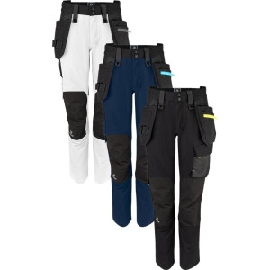 Projob 645564 5564 Buks Fuld Stretch, Damemodel / Arbejdsbukser Black C44