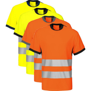Projob 646009 6009 T-Shirt En Iso 20471 Klasse 2 / Arbejds T-Shirt Yellow/black L