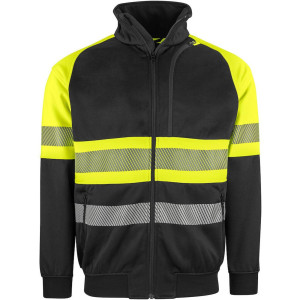 Projob 646120 6120 Sweatshirt En Iso 20471-Klasse 1 / Arbejdstrøje Yellow/black L