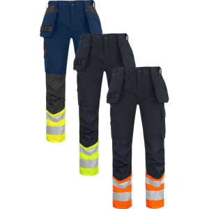 Projob 646534 6534 Arbejdsbuks En Iso 20471 Klasse 1 / Arbejdsbukser Gul/sort D96