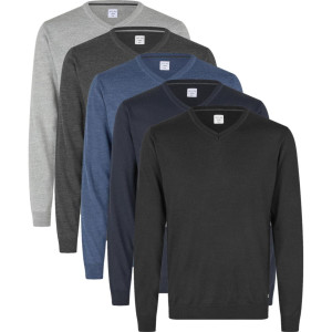 Seven Seas S670 The Knit   V-Neck-Sort-Xl