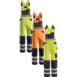 Snickers 0113 High-Vis Overall, Klasse 2 Gul/navy 100