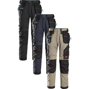 Snickers 6210 Litework, 37.5® Arbejdsbukser Med Hylsterlommer Sort 116