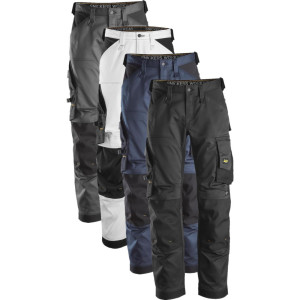 Snickers 6351 Allroundwork, Stretch Arbejdsbukser Med Loose Fit Navy/sort 44