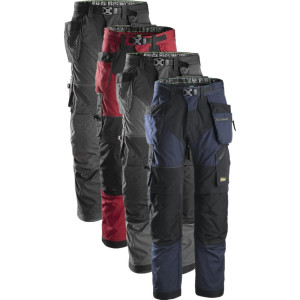 Snickers 6902 Flexiwork, Arbejdsbukser+ Med Hylsterlommer Navy/sort 250
