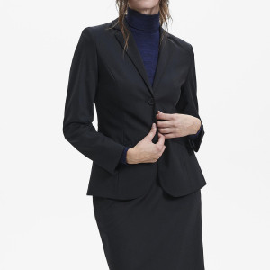 Sunwill 2012-2722 Traveller Dame Blazer I Regular Fit Kvinde / Blazer Black 42