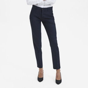 Sunwill 91649-7116 Traveller Dame Bukser I Modern Fit Kvinde / Bukser Navy 36/84