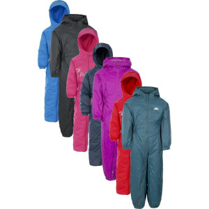 Trespass Dripdrop - Childs Rain Suit  Navy Blue 3/4