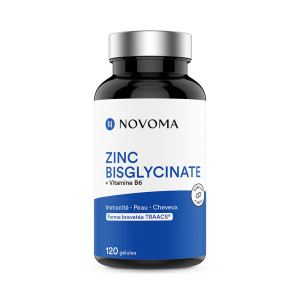 Novoma Zinc bisglycinate (120 caps) unisexe