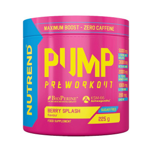 Nutrend Pump pre workout (225g) unisexe
