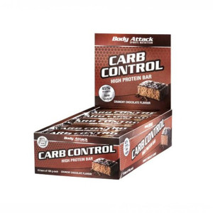 Body Attack Nutrition Boîte carb control high protein bar (15x100g) unisexe