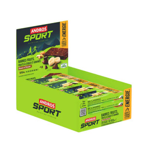 Andros sport Barres énergétiques (16x40g) unisexe