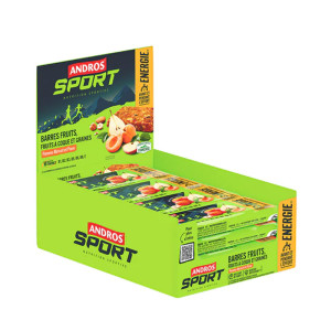 Andros sport Barres énergétiques (16x40g) unisexe