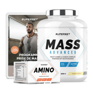 Superset Nutrition Programme prise de masse - débutant unisexe