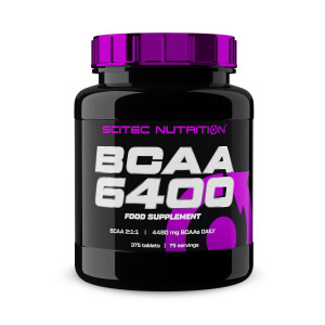 Scitec Nutrition Bcaa 6400 (375 tabs) unisexe