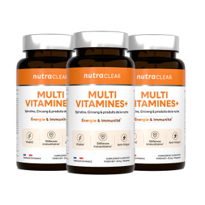 Nutraclear Multivitamines + : cure 3 mois unisexe