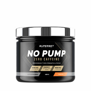 Superset Nutrition No pump zero caffeine (420g) unisexe