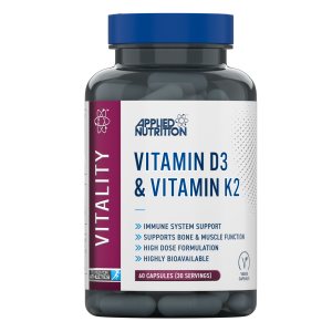 Applied Nutrition Vitamin d3 & vitamin k2 (60 caps) unisexe