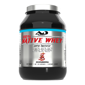 Addict Sport Nutrition 100% whey native (1kg) unisexe