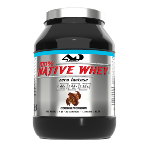 Addict Sport Nutrition 100% whey native (1kg) unisexe