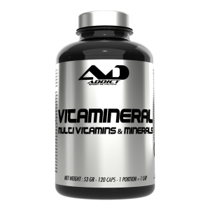Addict Sport Nutrition Vitamineral (120 caps) unisexe
