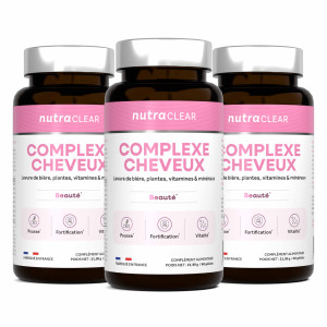 Nutraclear Complexe cheveux - cure 3 mois unisexe