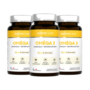 Nutraclear Oméga 3 epax® - cure 3 mois unisexe