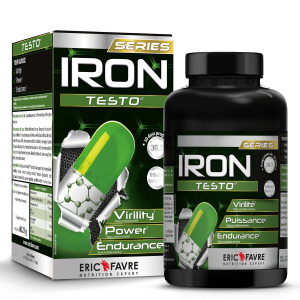 Eric favre Iron testo (90 caps) unisexe