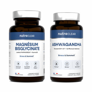 Nutraclear Pack sérénité & anti-stress unisexe