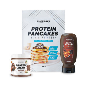Superset Nutrition Pack petit-déj – pancakes + protein cream + zero syrup unisexe