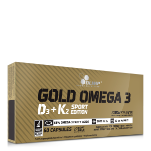 Olimp Sport Nutrition Gold omega 3 d3+k2 sport edition (60 caps) unisexe
