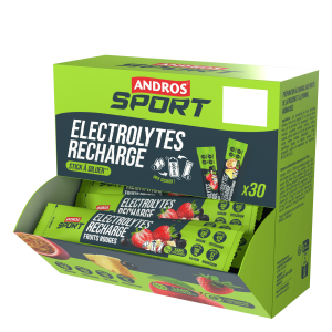 Andros sport Electrolytes recharge (30x25g) unisexe