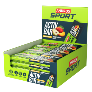 Andros sport Barres énergétiques (16x40g) unisexe