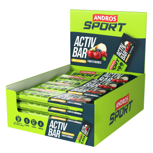 Andros sport Barres énergétiques (16x40g) unisexe